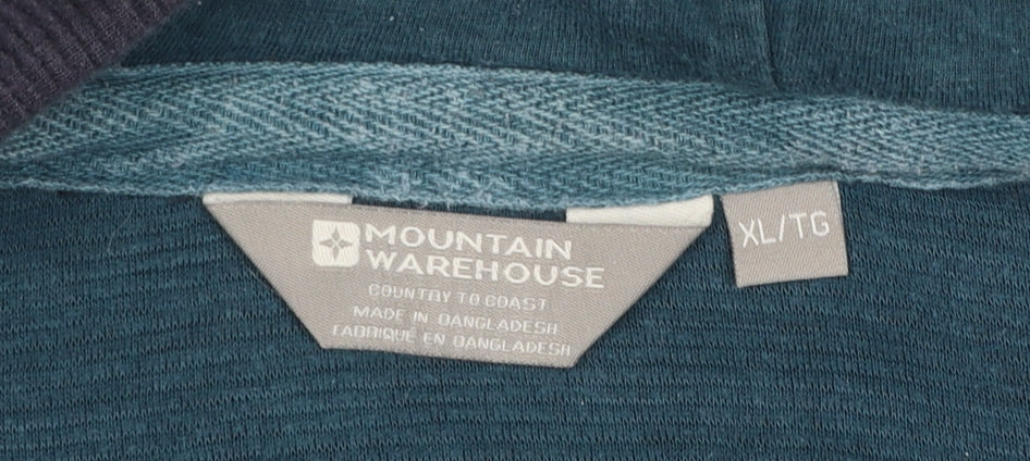 Mountain Warehouse Men's Blue Full Zip Hoodie XL