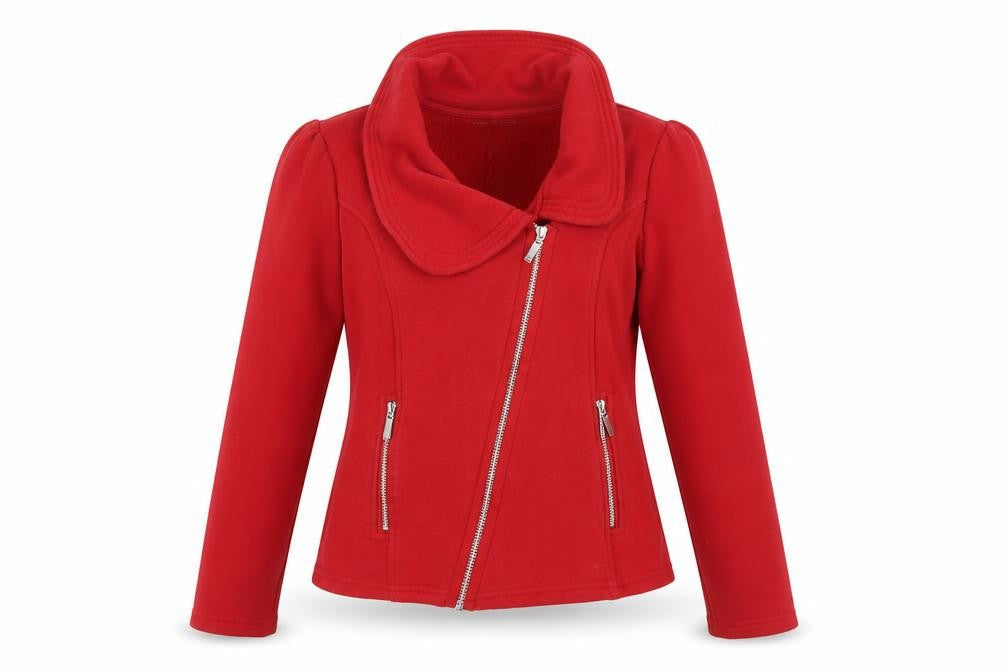 Marks and Spencer Per Una Women’s Red Full Zip Sweatshirt Jacket Size S