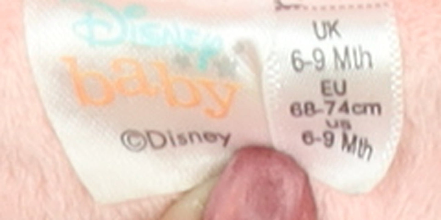 Disney Baby Pink Minnie Mouse Hooded Padded Gilet Jacket 6-9 Months
