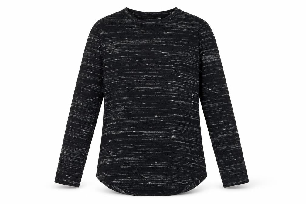 Marks and Spencer Women's Black Mix Long Sleeve Jersey Top Size 10