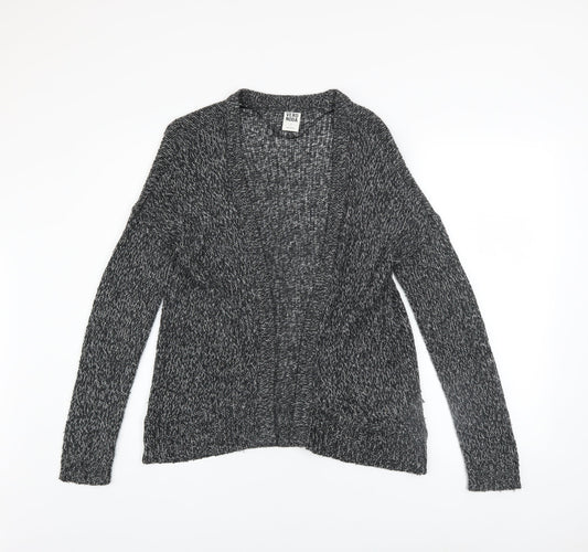 Vero Moda Women's Grey Knit Open Front Long Sleeve Cardigan Size S