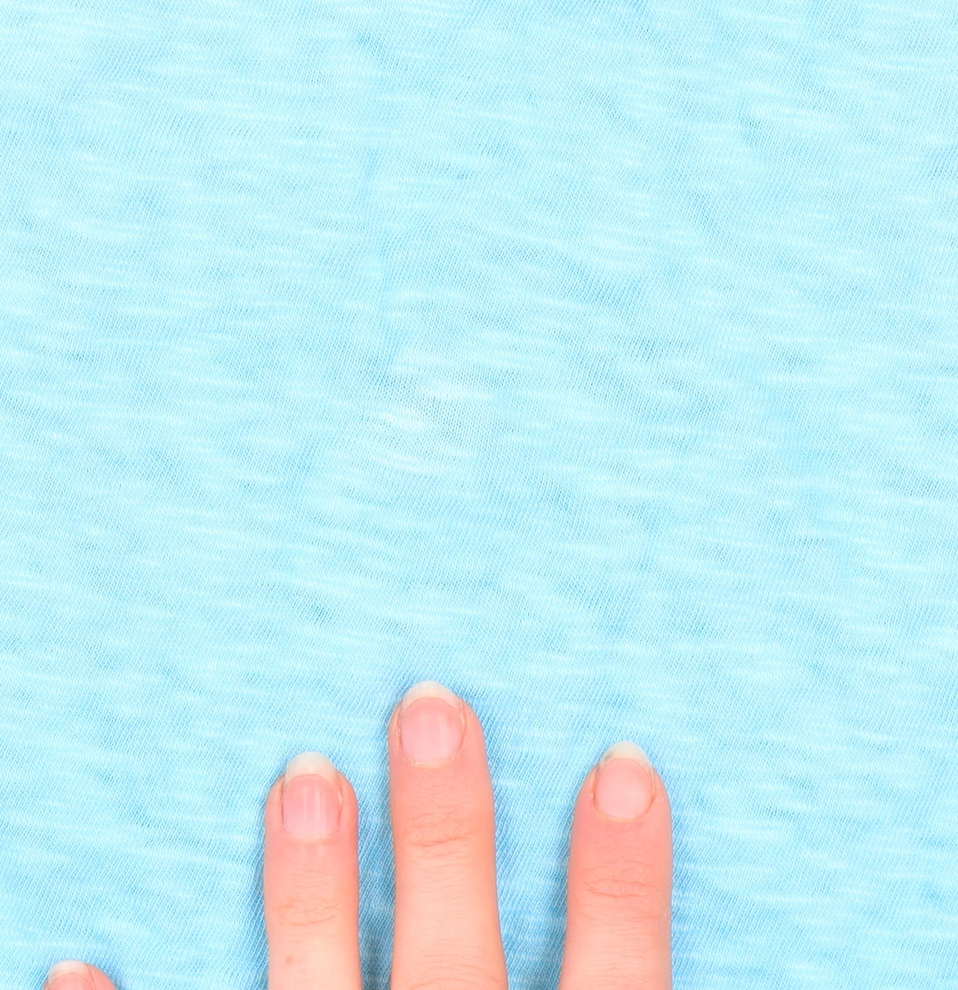 Superdry Men Blue XS Slim Fit Lightweight Cotton Crew Neck T-Shirt