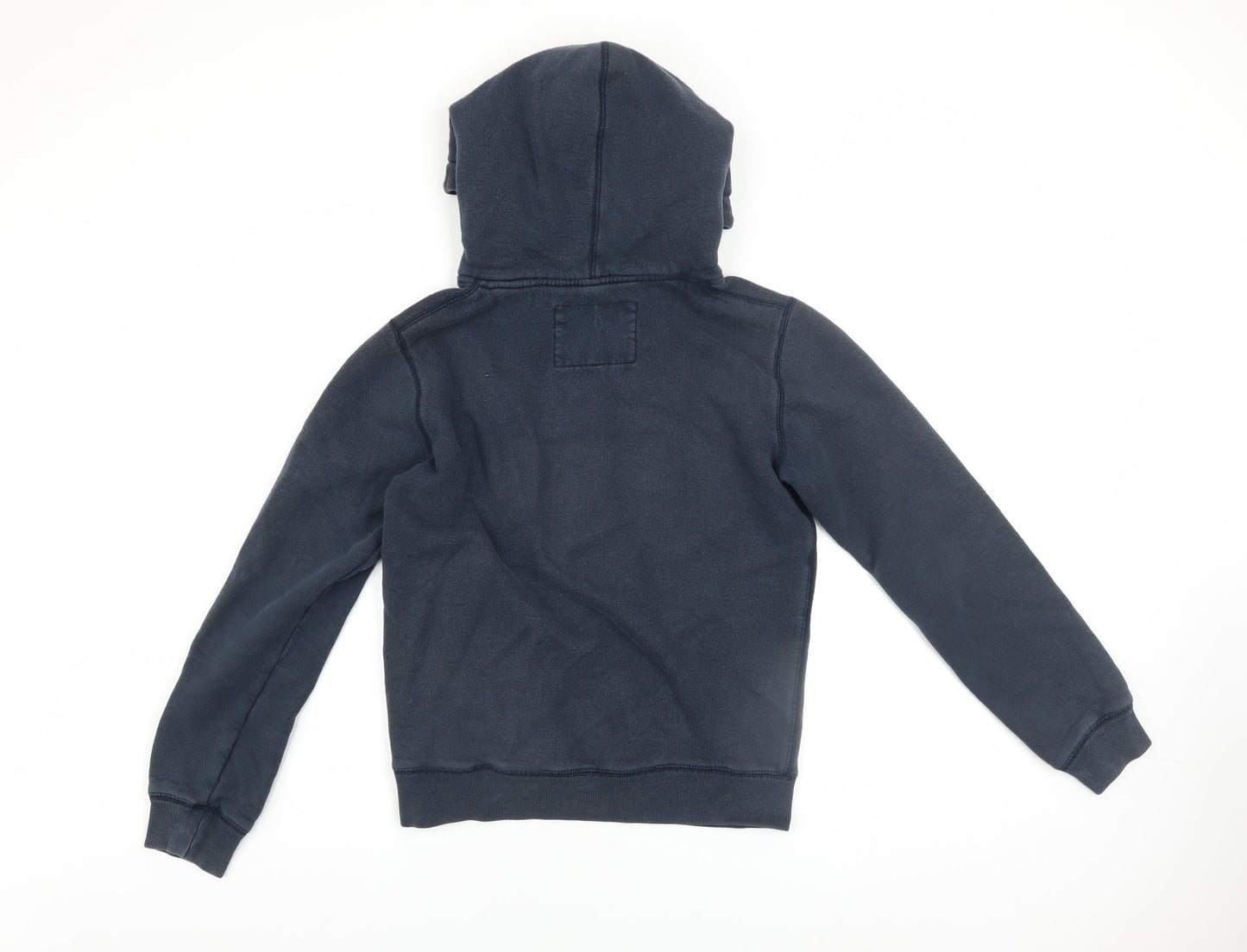 Jack Wills Women's Navy Blue Hooded Pullover Hoodie UK 12