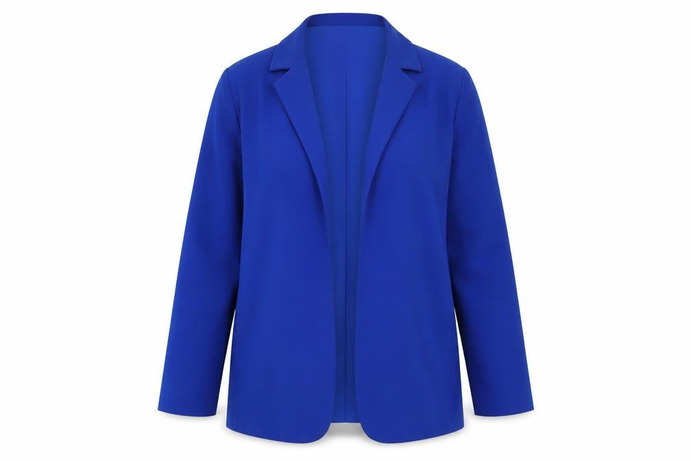 Only Women’s Blue Tailored Blazer Size 12 Single-Breasted Jacket
