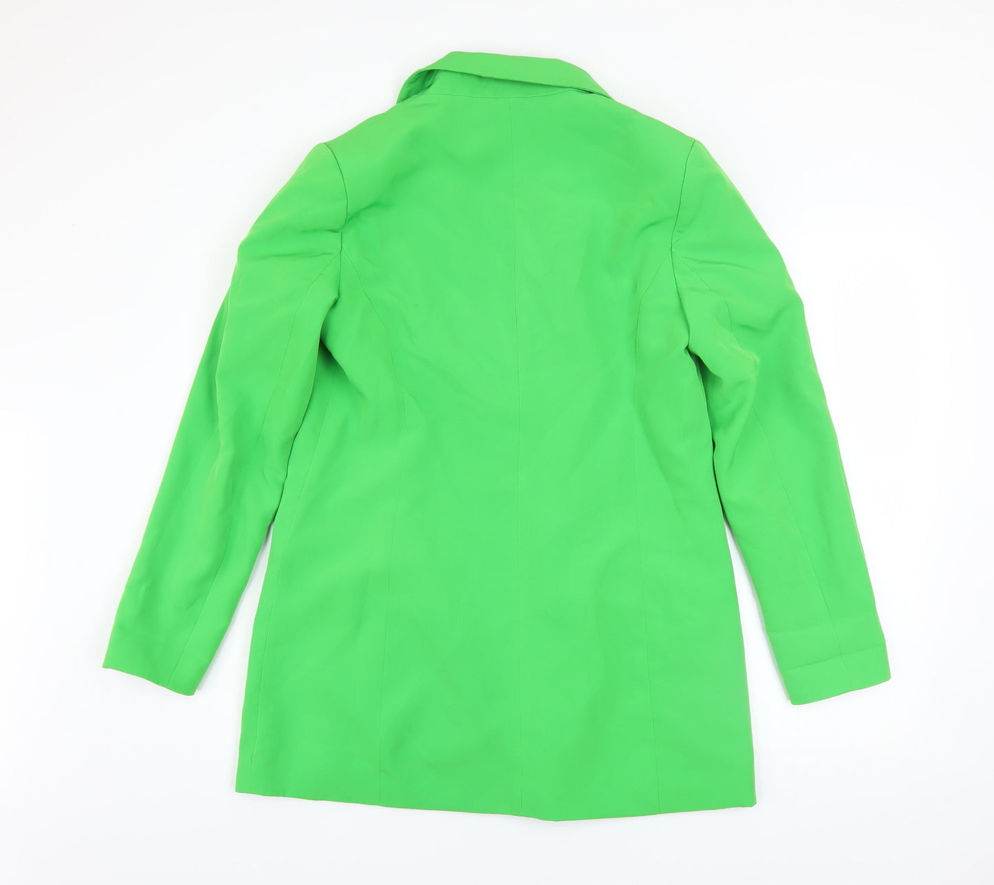 ONLY Women Green Blazer Tailoring Style Size 12 Mid-Length