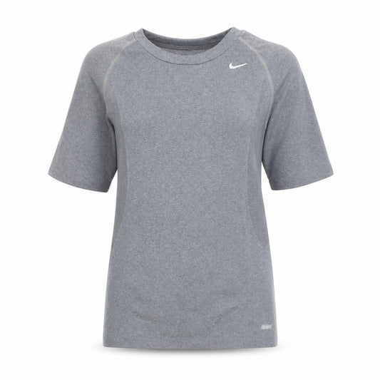 Nike Women’s Grey Seamless Dri-Fit Short Sleeve T-Shirt Size M