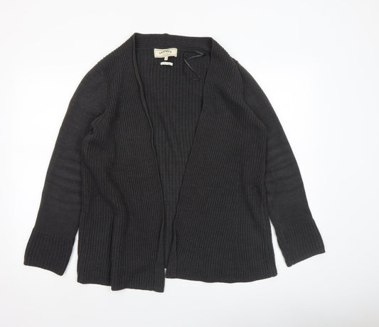FatFace Women’s Black Acrylic Knit Open Cardigan UK 10
