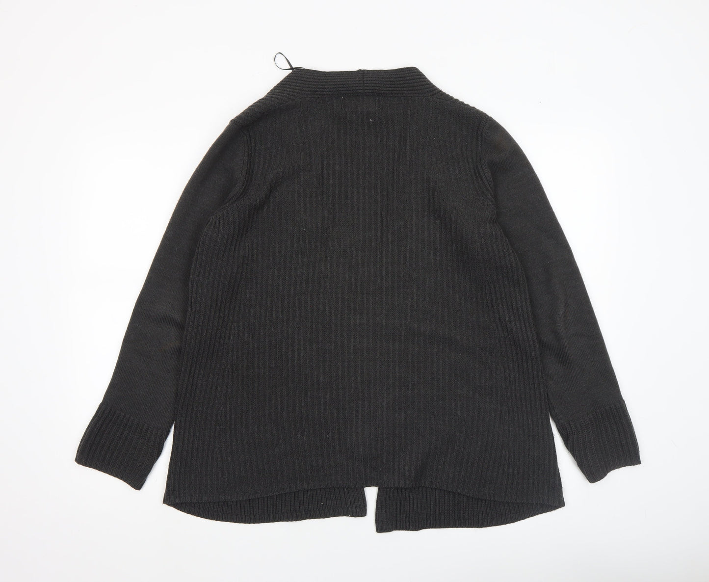 FatFace Women’s Black Acrylic Knit Open Cardigan UK 10