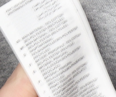 Adidas Boys Grey Hoodie L 13-14 Years Pullover Fleece Sweatshirt