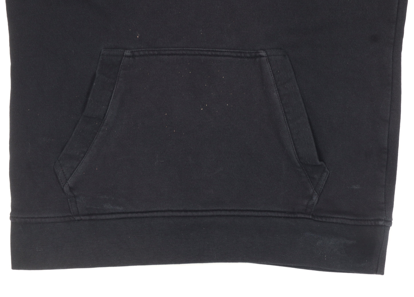 Kappa Men's Black Small Pullover Hoodie with Logo – Sportswear Casual Sweatshirt