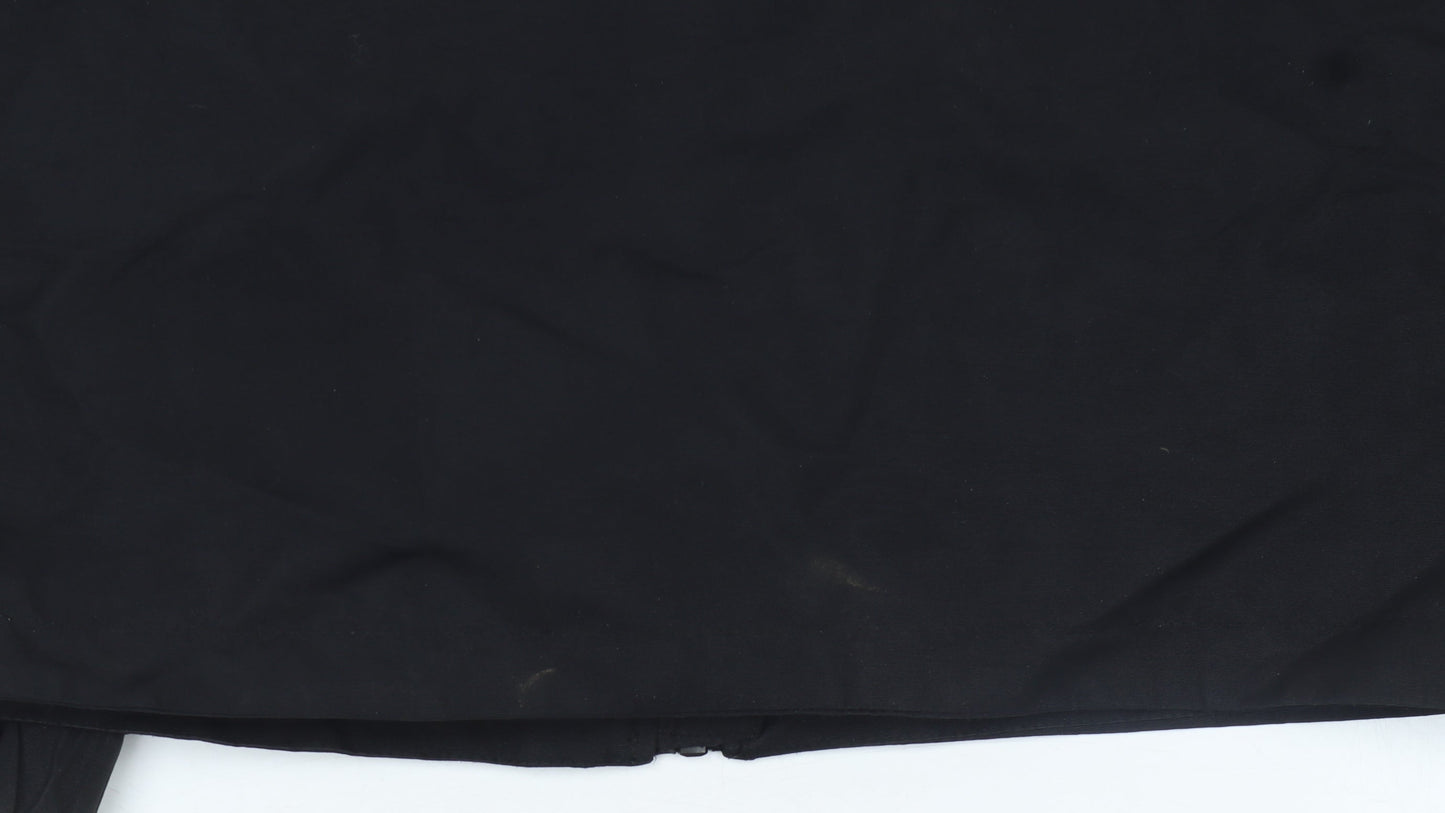 Threadboys Boys Black Hooded Rain Coat Jacket 11-12 Years Water Resistant