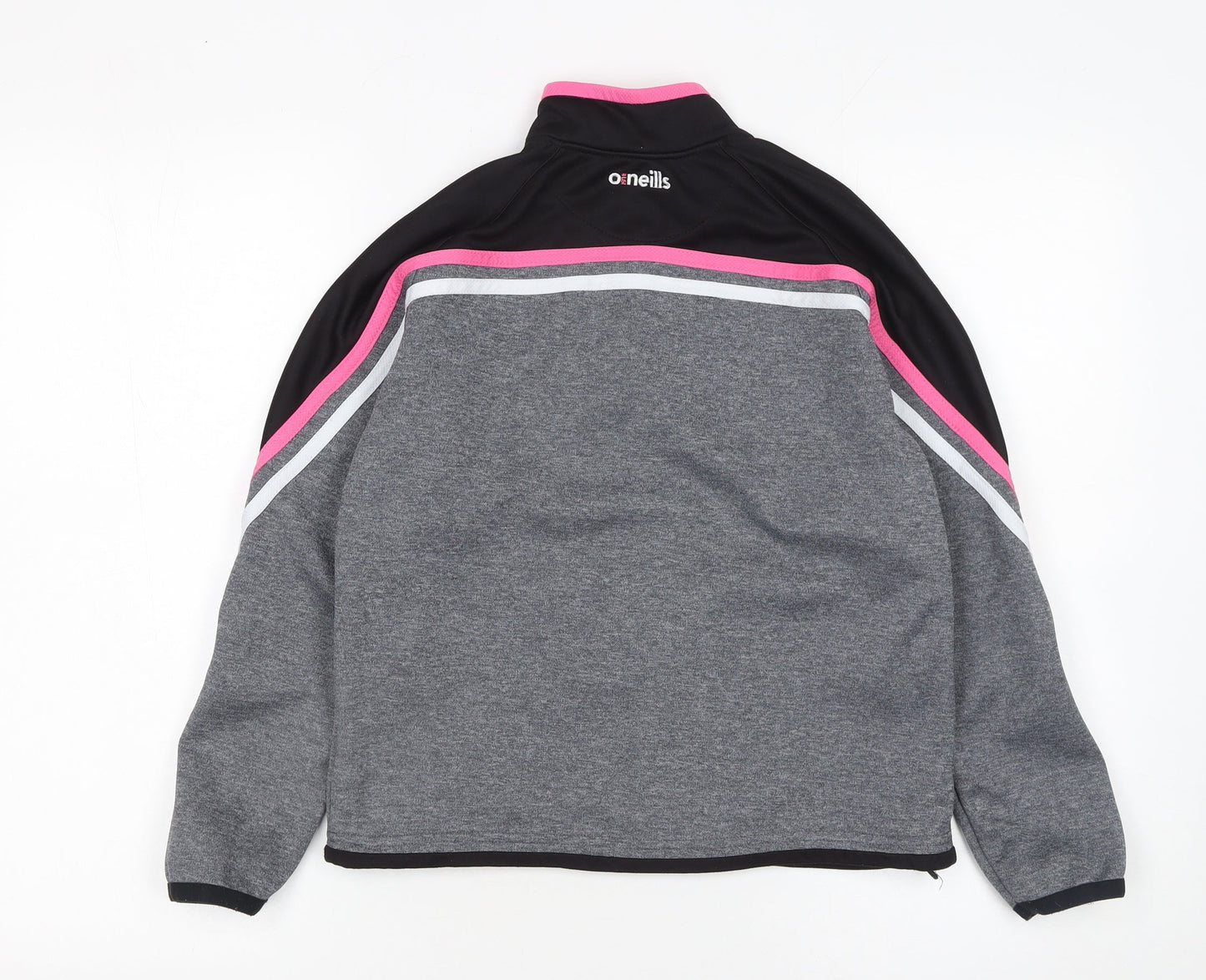 O'Neills Girls Grey LGFA 1/4 Zip Pullover Sweatshirt 10-11 Years