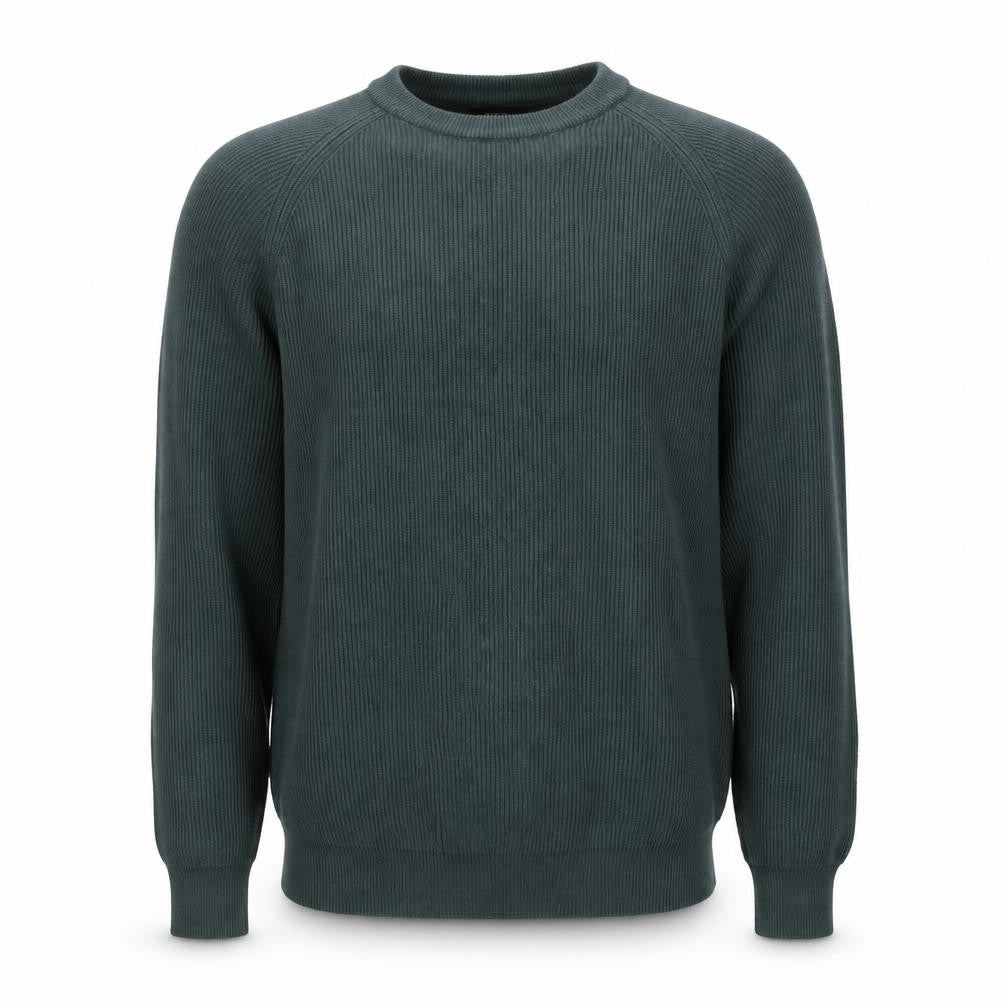 Next Men Green Cotton Knit Crew Neck Jumper Size S