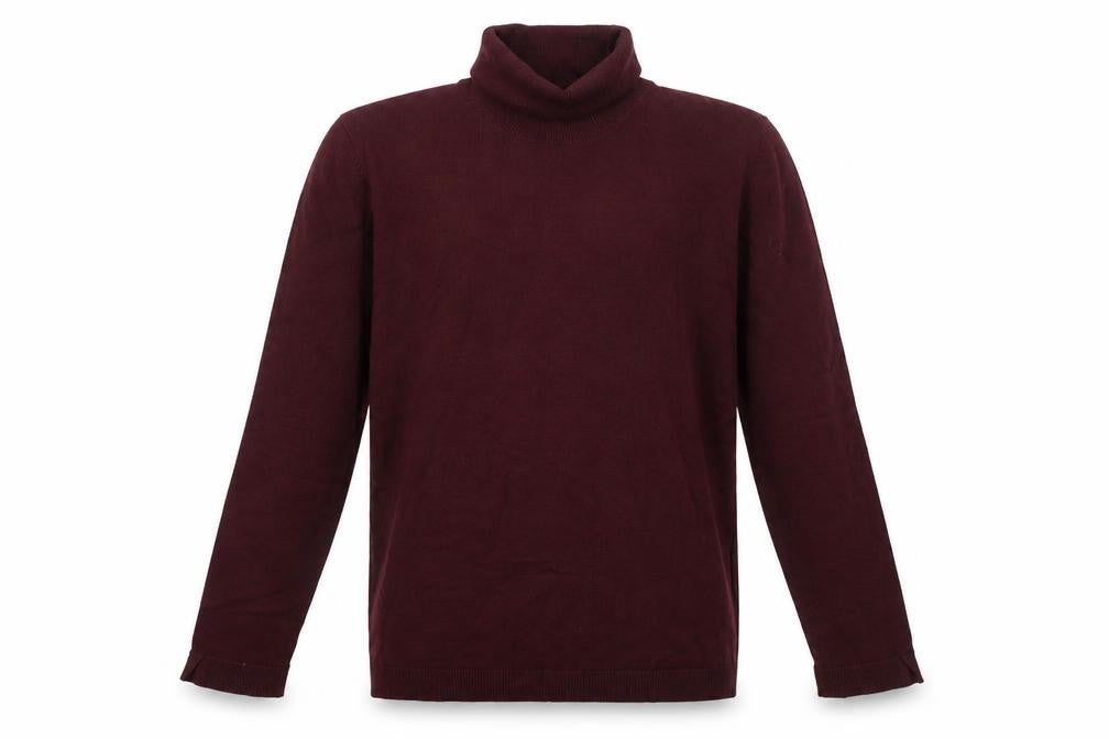 MNG Girls Burgundy Roll Neck Cotton Blend Jumper 13-14 Years