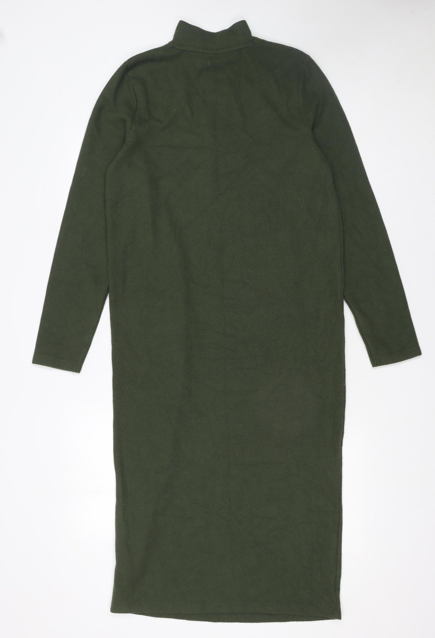 ASOS DESIGN Women’s Green Midi Bodycon Jersey Dress Size 10