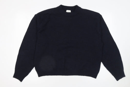 H&M Women's Black Crew Neck Long Sleeve Pullover Jumper Size S