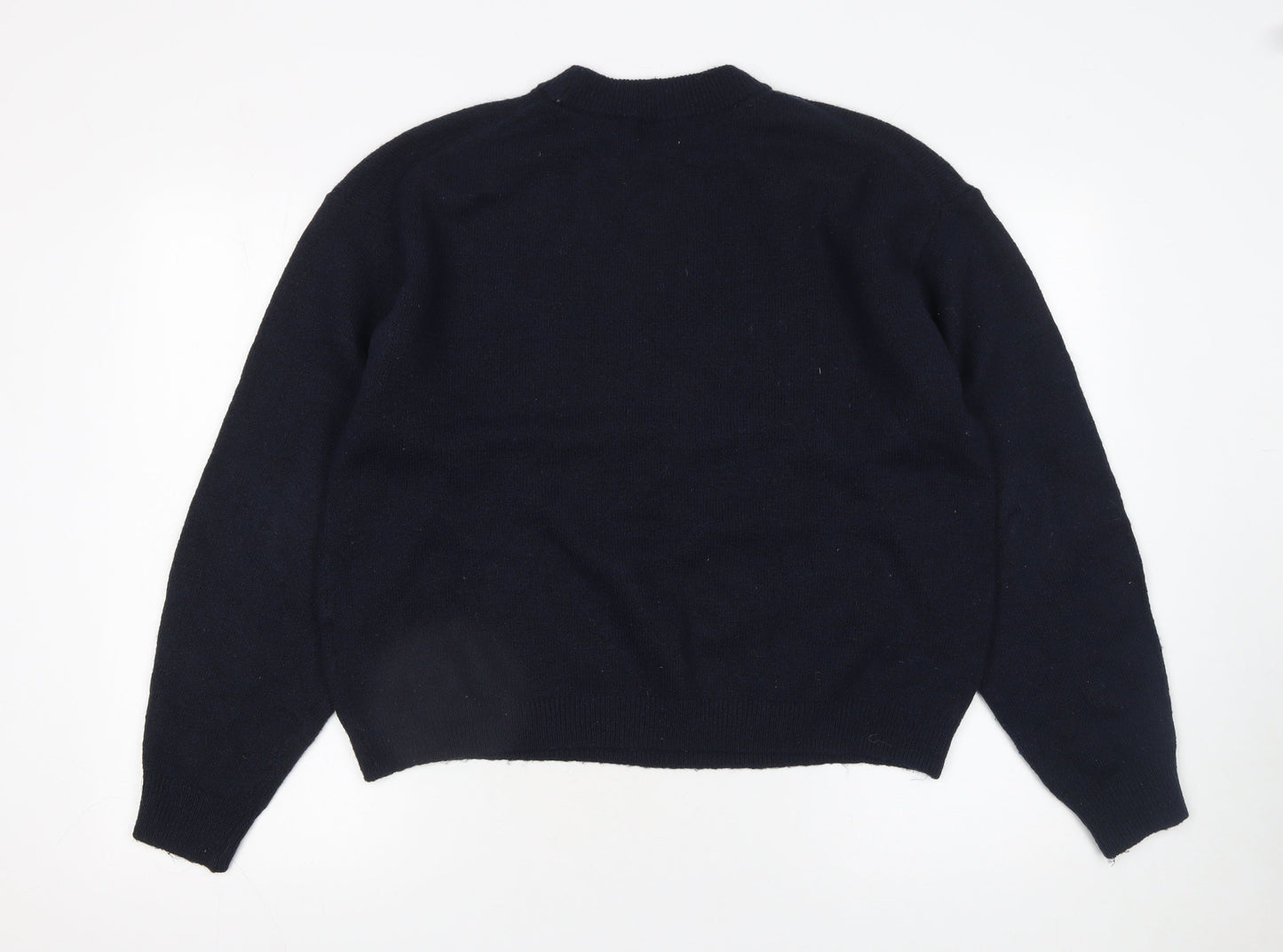 H&M Women's Black Crew Neck Long Sleeve Pullover Jumper Size S