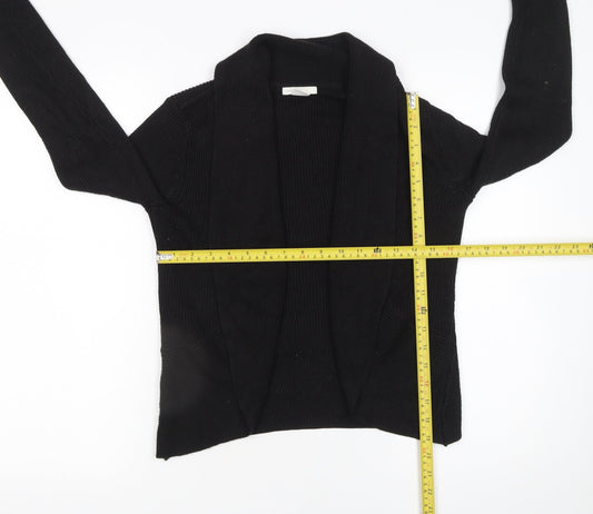 H&M Women’s Black Long Sleeve Open Knit Cardigan Size S