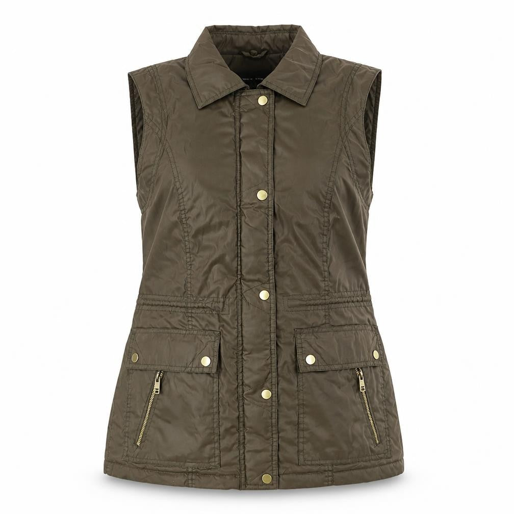 Dorothy Perkins Women’s Green Collared Waistcoat Size 12