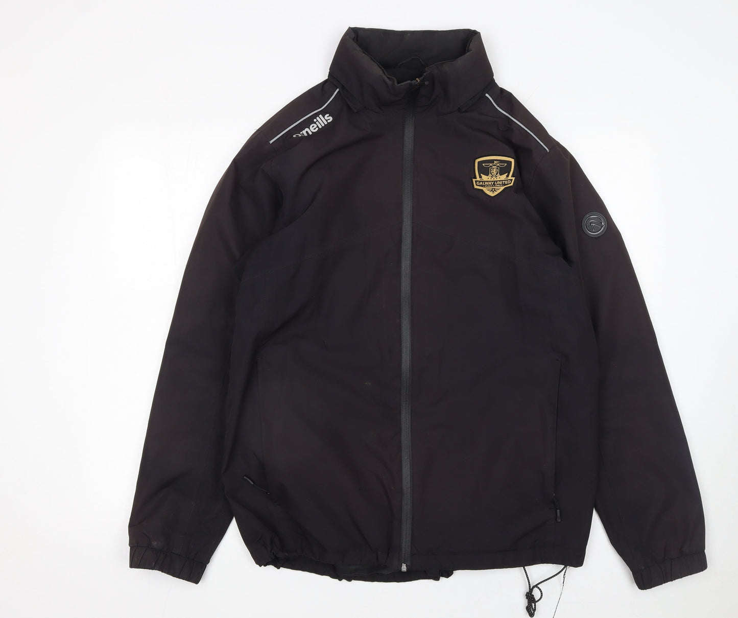 O'Neills Men's Black Medium Windbreaker Jacket Galway United