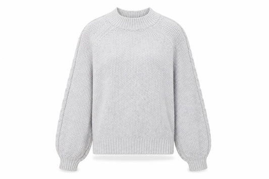 Boden Women Grey Chunky Knit Wool Blend Pullover Jumper XS