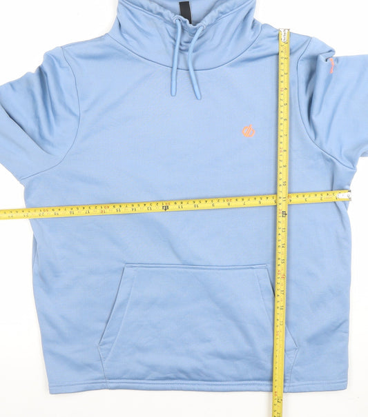 Dare 2B Women Blue Pullover Hoodie Size 12 Polyester Activewear