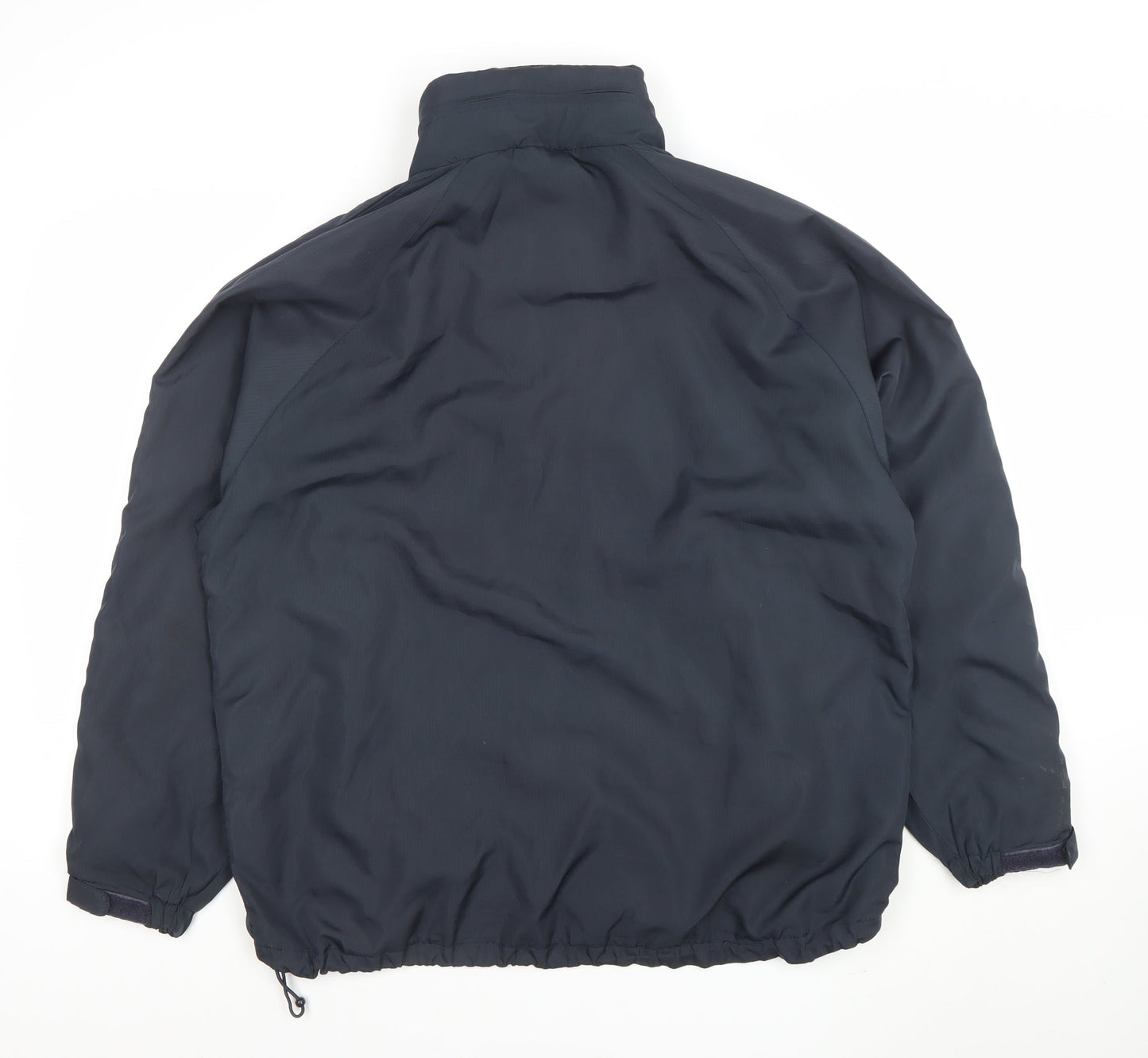 St. Bernard Men’s Blue Full Zip Lined Polyester Jacket Size S 36in