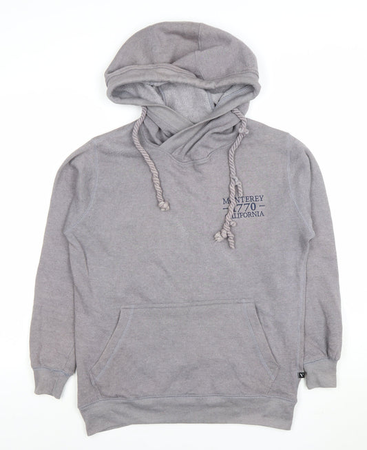 Valani Women's Grey Pullover Hoodie Small Cotton Blend Monterey Design