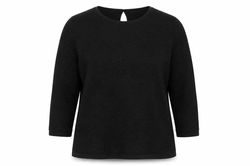 Marks and Spencer Per Una Women's Black Knit Jumper Size 14