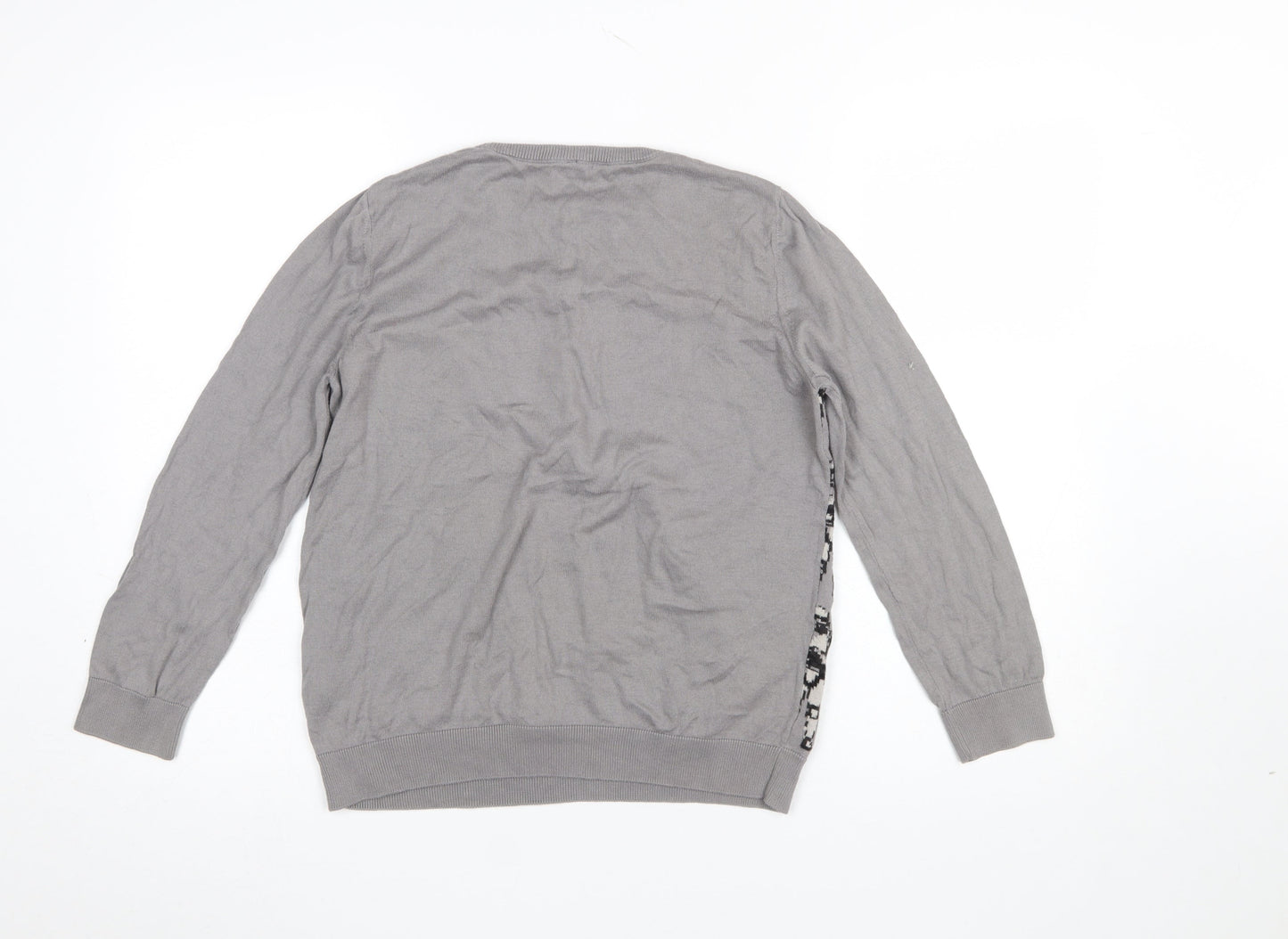 Marks and Spencer Boys Grey Star Wars Jumper 11-12 Years 100% Cotton