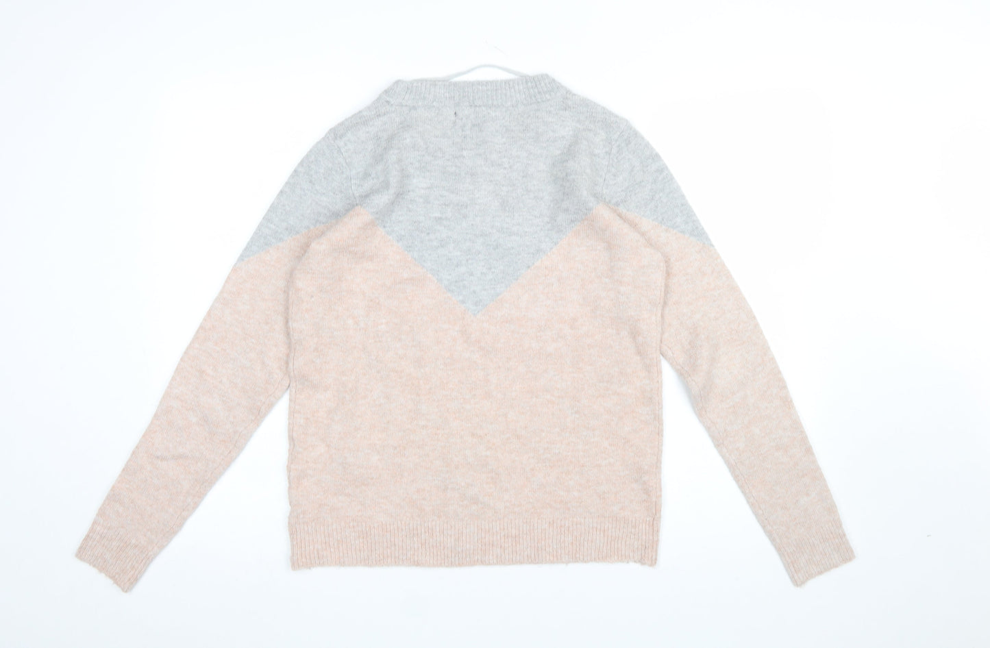 Vero Moda Women's Grey Beige Knit Pullover Jumper Size S