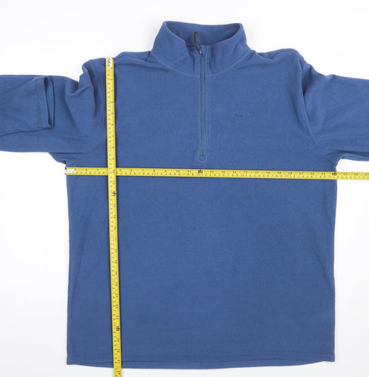 Peter Storm Men's Blue XL Fleece Half Zip Pullover Sweatshirt