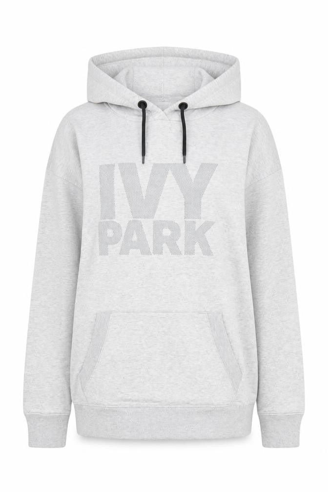 Ivy Park Women's Grey Pullover Hoodie Size M Cotton Blend