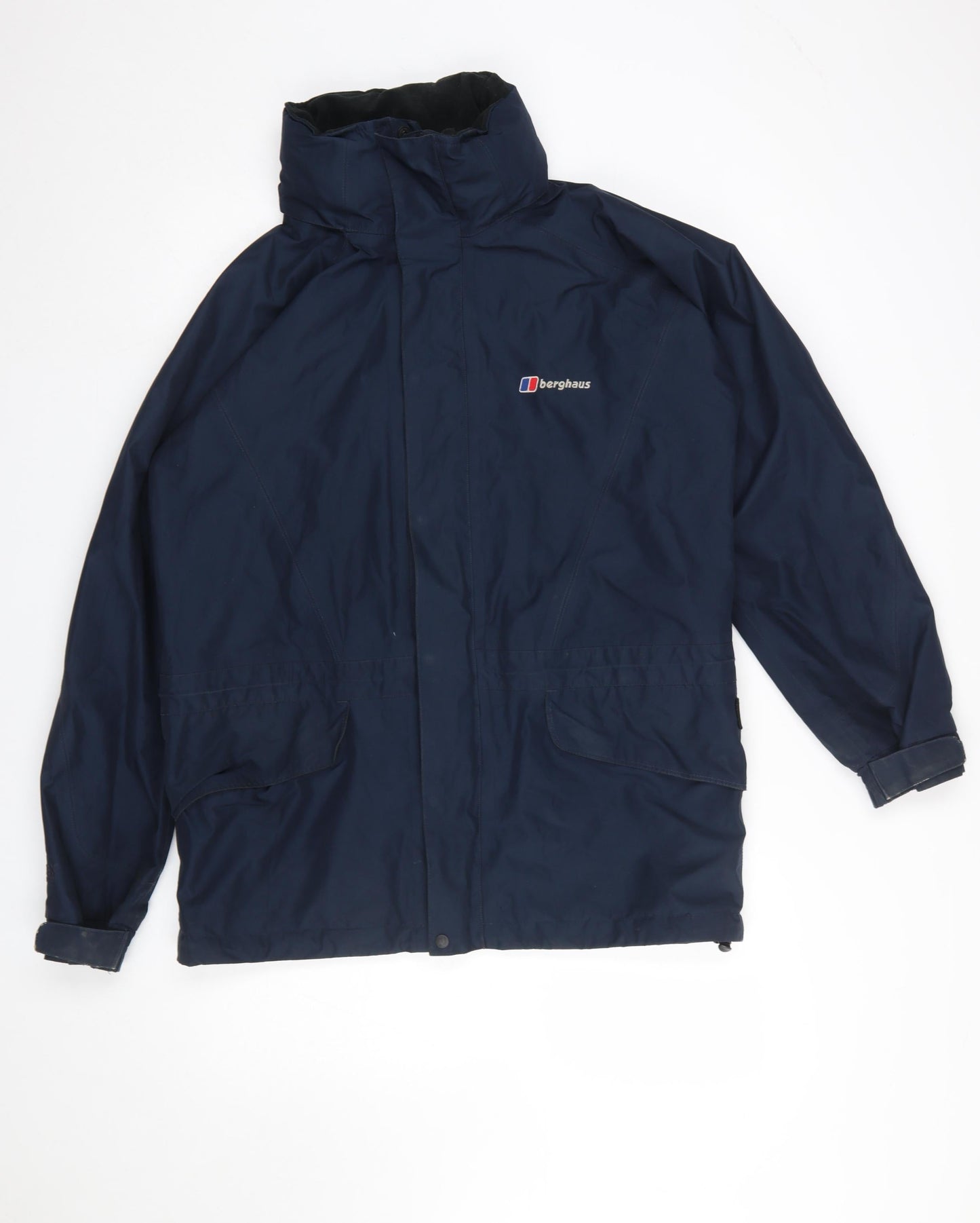 Berghaus Men's Blue Waterproof Mid-Length Rain Jacket Size S