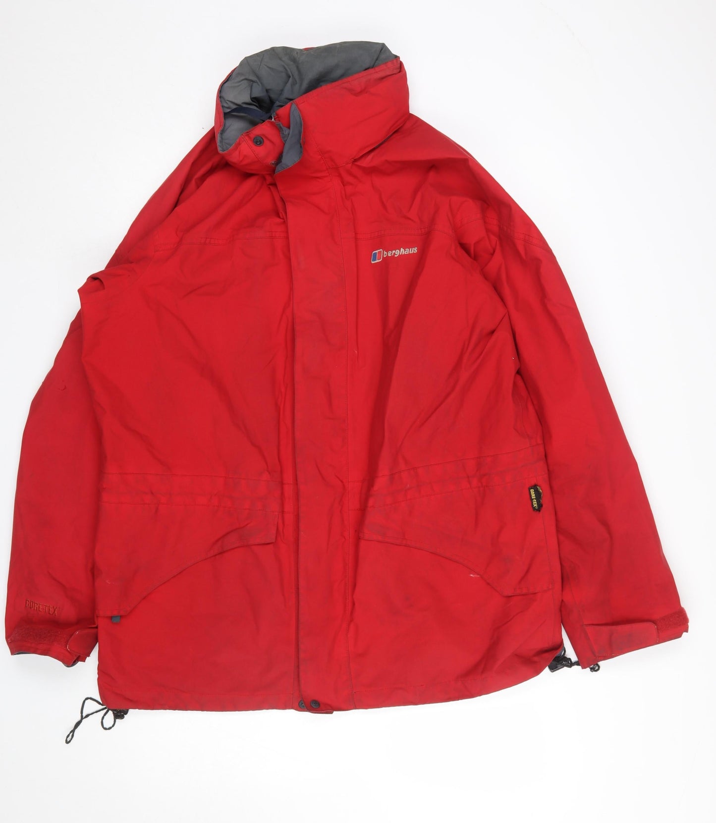 Berghaus Men's Red Gore-Tex Waterproof Parka Jacket Size M