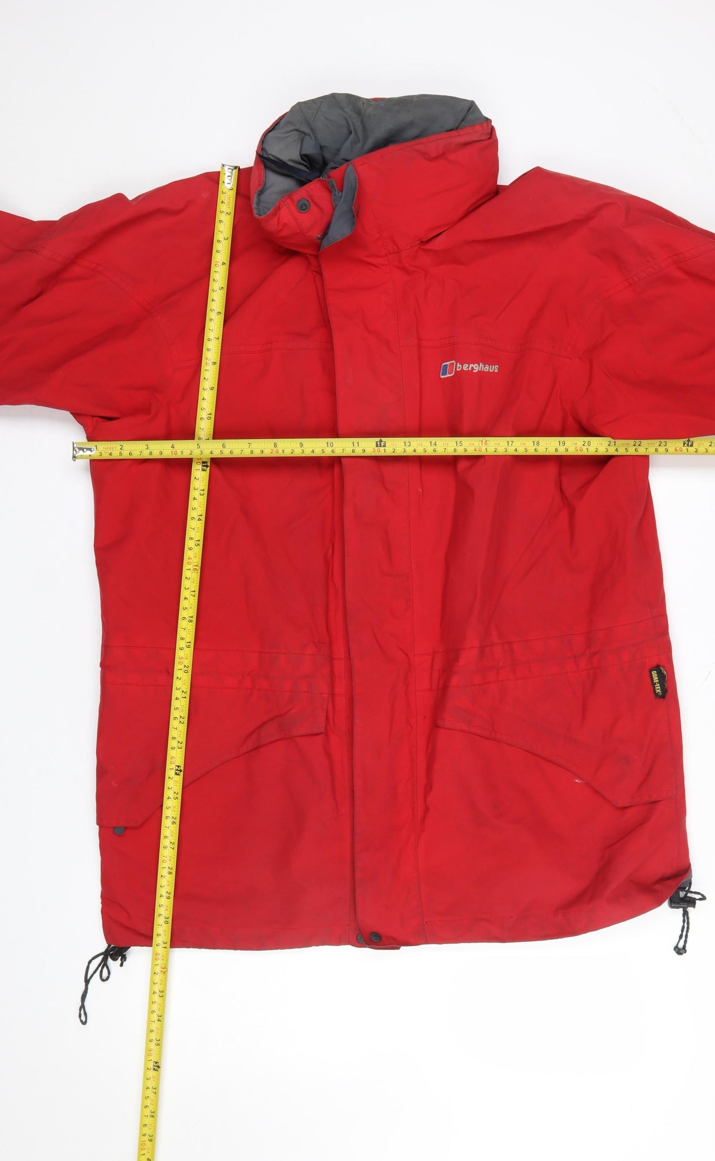 Berghaus Men's Red Gore-Tex Waterproof Parka Jacket Size M