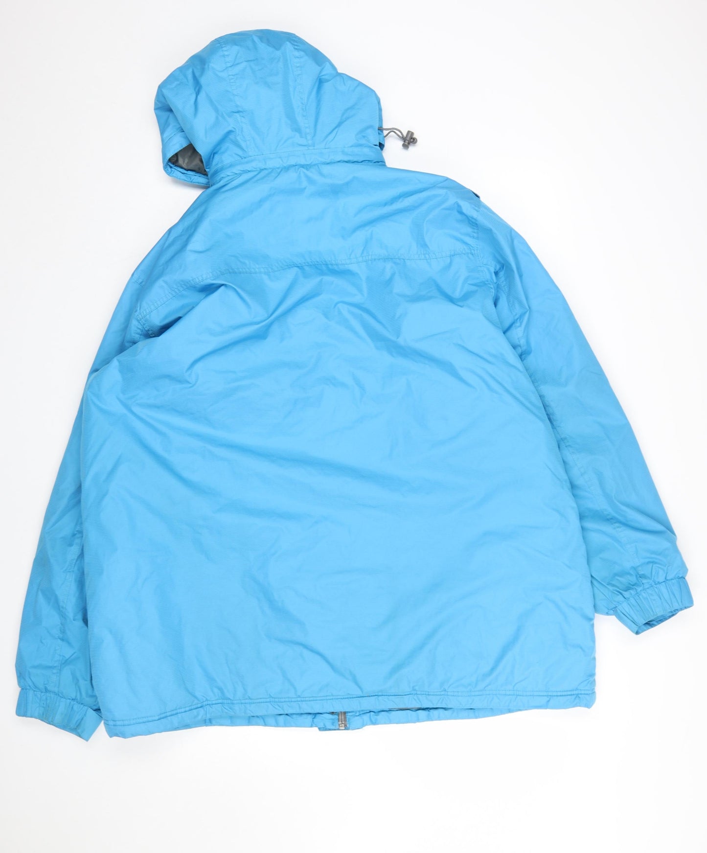 Sportek Women's Blue 2XL Hooded Parka Jacket Water Resistant Winter Coat