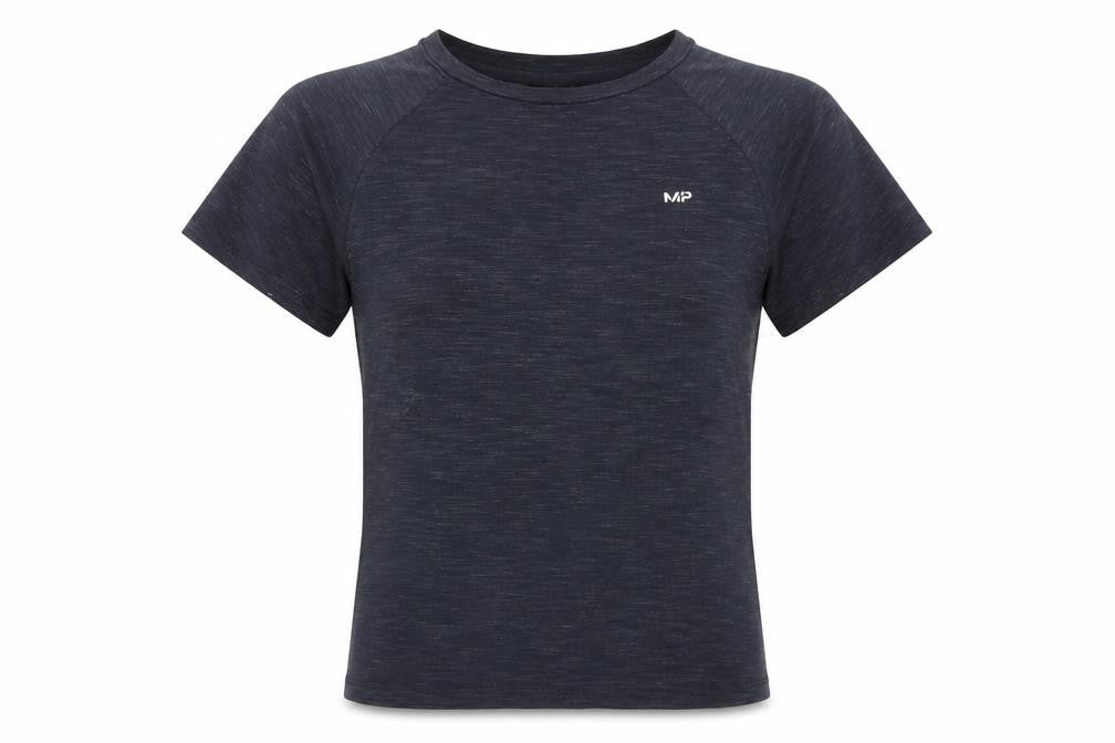 MP Womens Black Short Sleeve Basic T-Shirt Size M