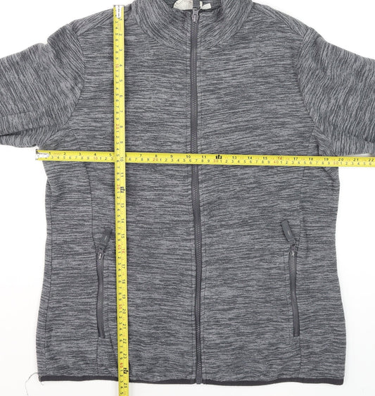 Mountain Warehouse Womens Grey Size 14 Full Zip Fleece Jacket