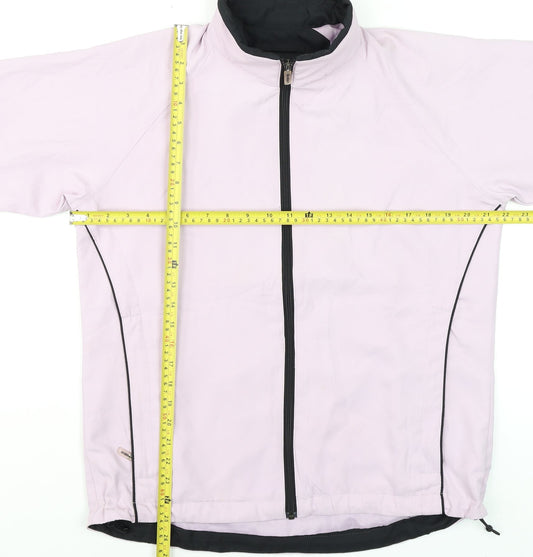 Proquip Women's Pink Short Sleeve Windproof Golf Jacket Size M