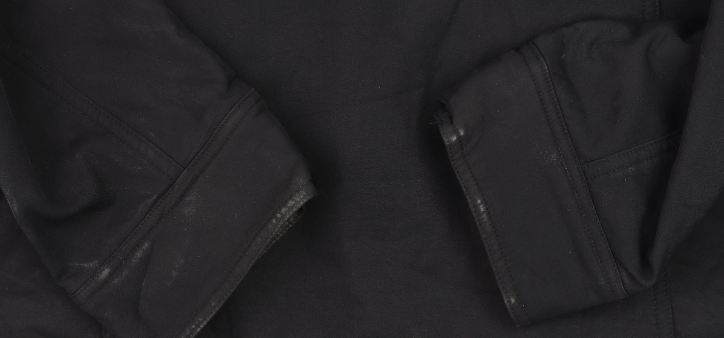 Canada Weathergear Men's Black L Parka Softshell Hooded Jacket