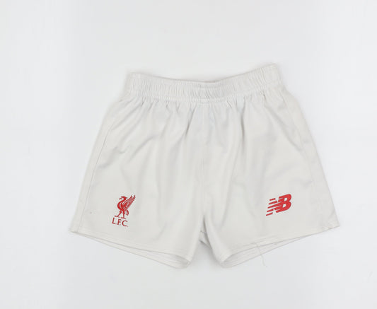New Balance Boys White 2-3 Years Athletic Football Shorts