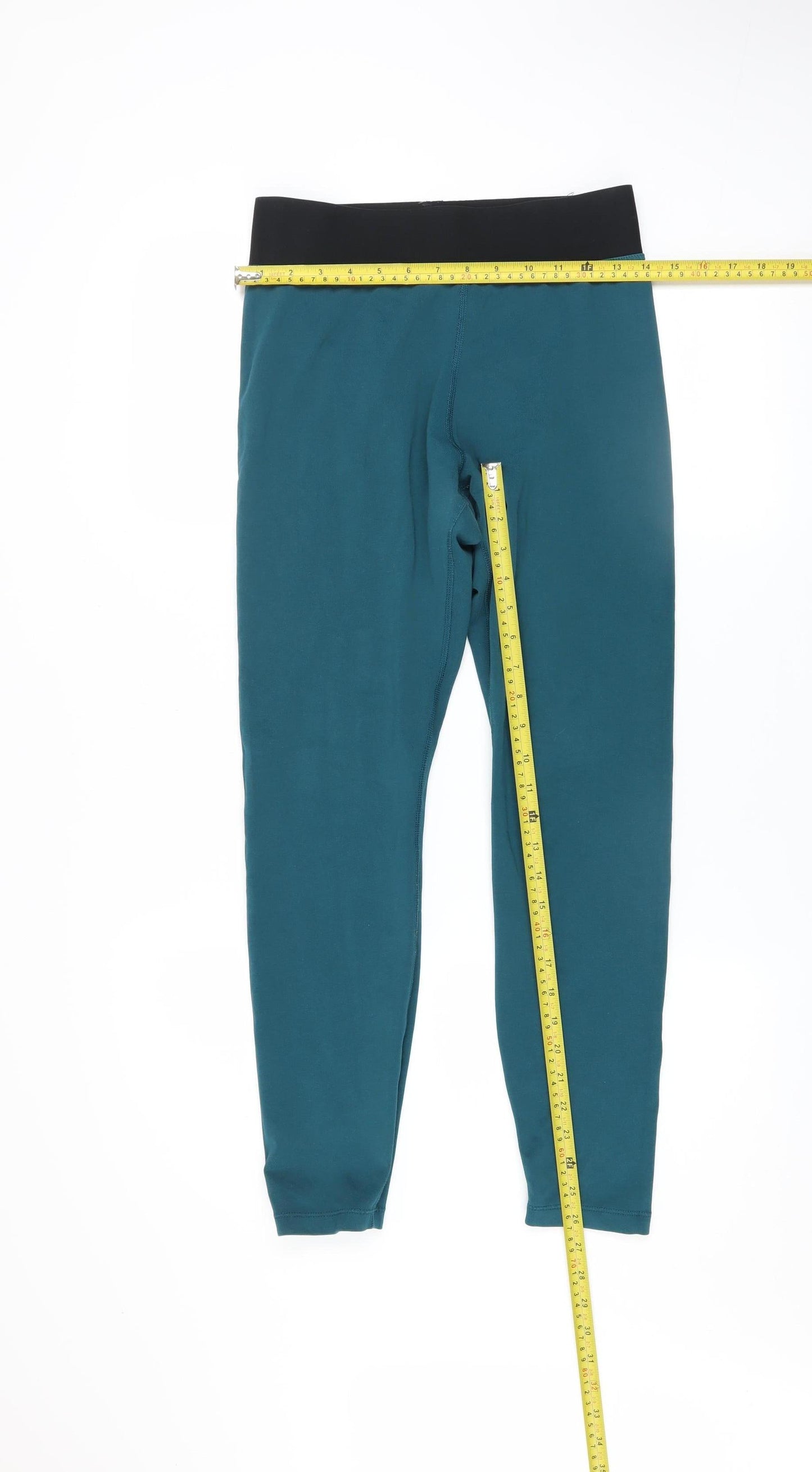 Nike Womens Blue Slim Fit Activewear Leggings Size M