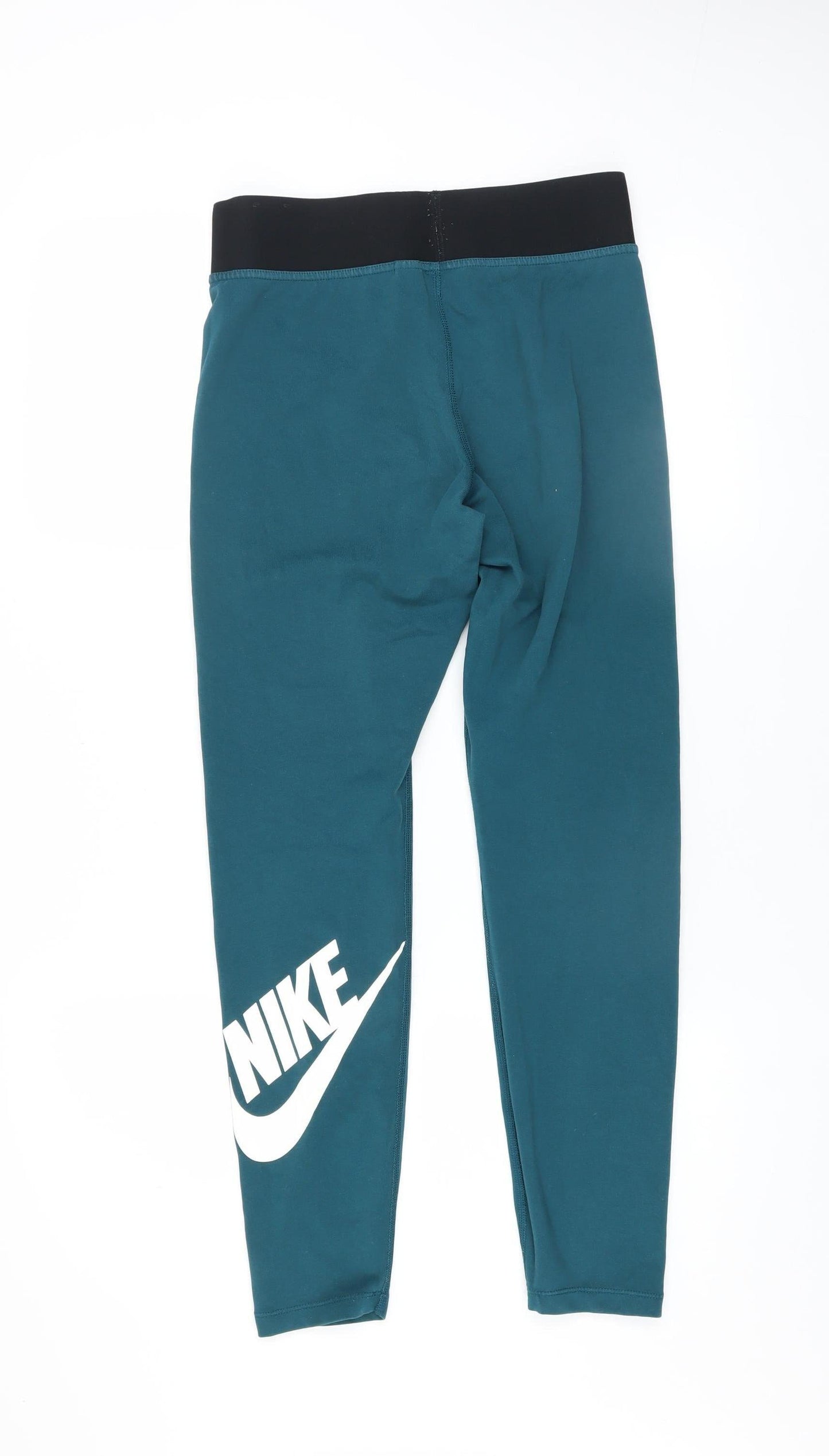 Nike Womens Blue Slim Fit Activewear Leggings Size M