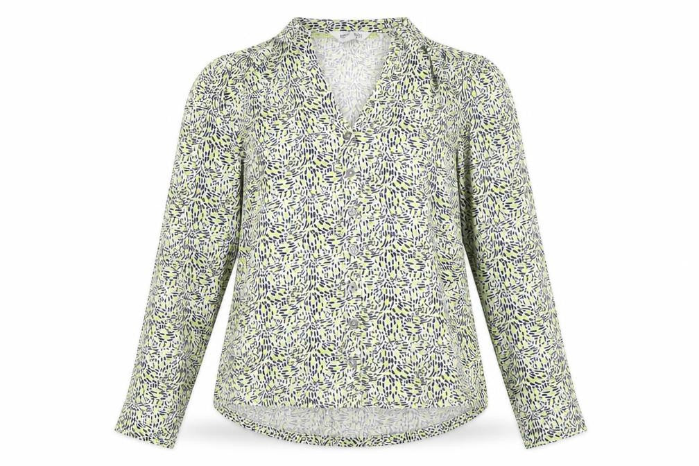 White Stuff Womens Multicoloured Cotton Wrap Blouse UK 12