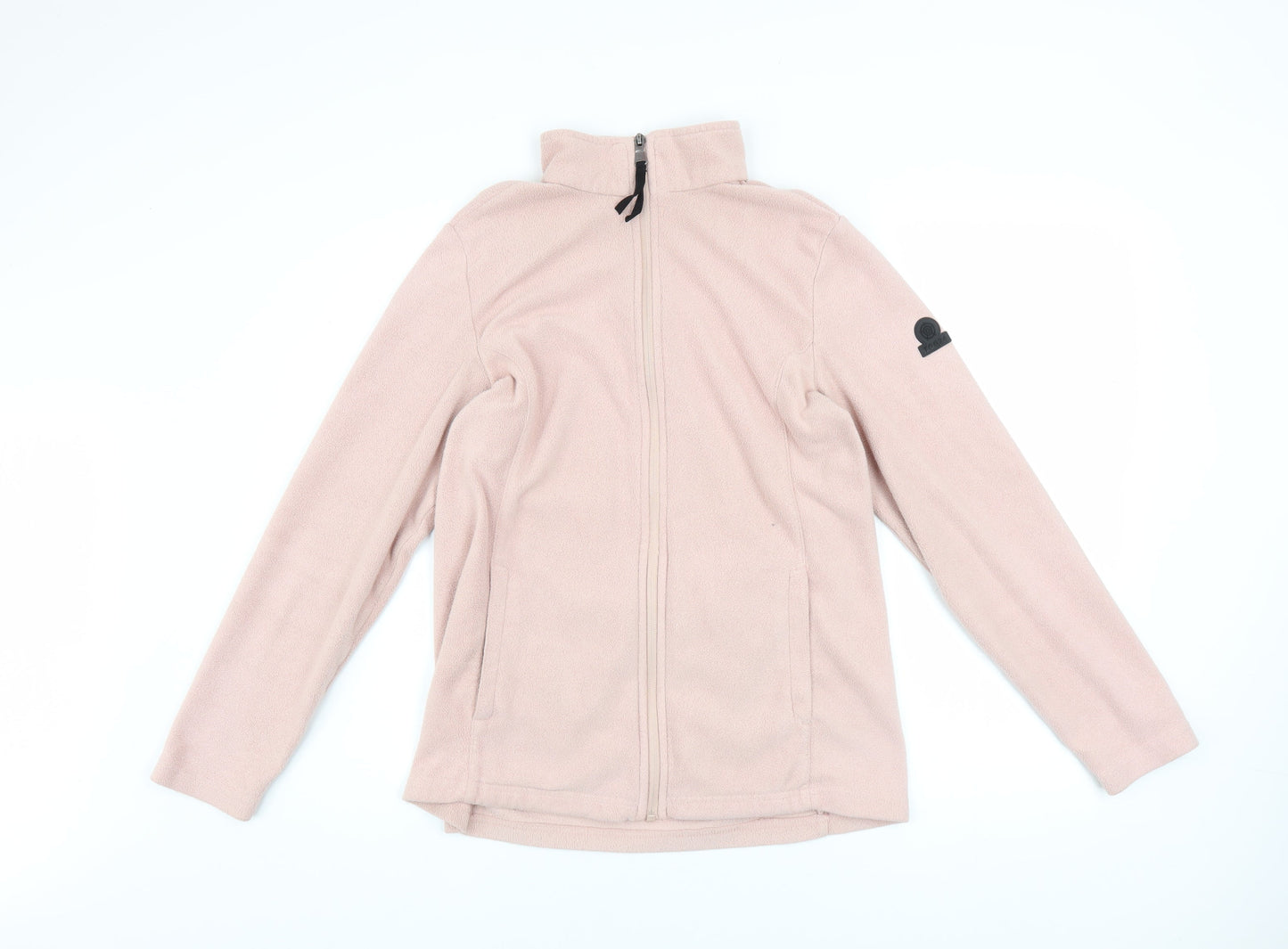 TOG24 Womens Pink Fleece Full Zip Jacket Size 12 Lightweight Outdoor