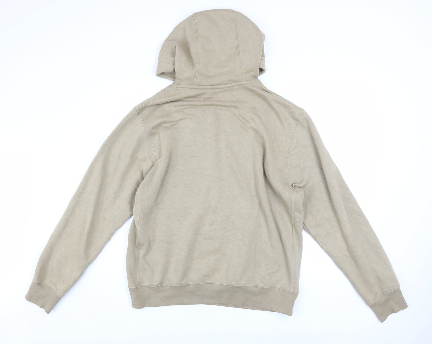 Nike Men’s Beige Pullover Fleece Hoodie Size M Regular Fit