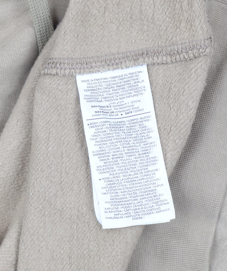 Nike Men’s Beige Pullover Fleece Hoodie Size M Regular Fit
