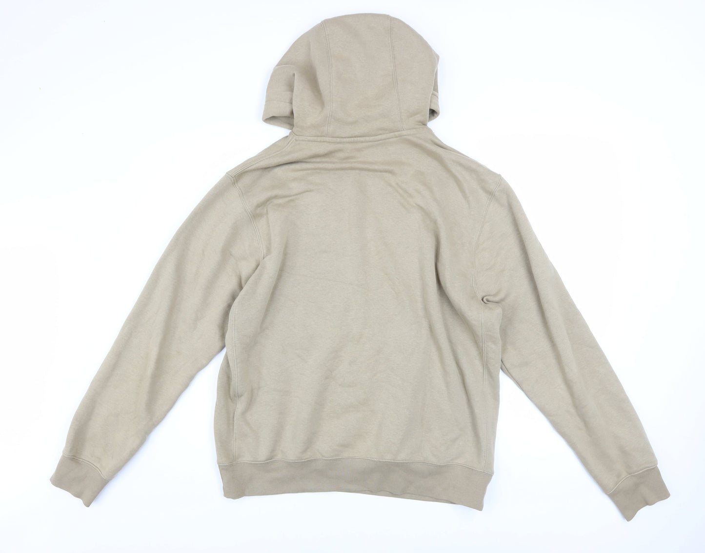 Nike Men’s Beige Pullover Fleece Hoodie Size M Regular Fit