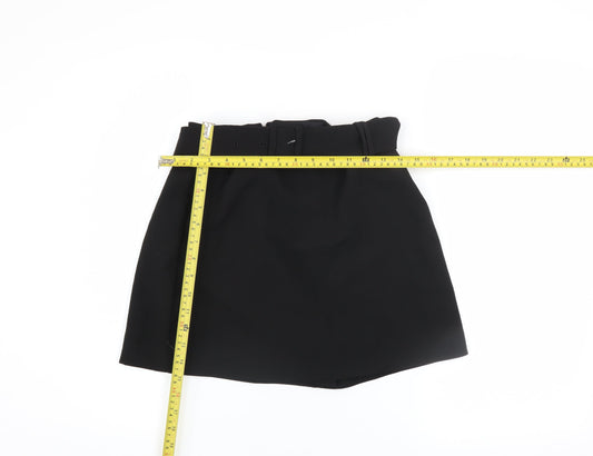 Stradivarius Women’s Black Size 10 Short High Rise Pencil Skirt